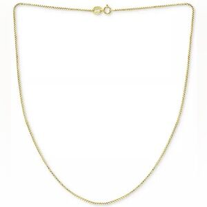 Giani Bernini Box Link 16" Chain Necklace in 18K Gold over Sterling Silver